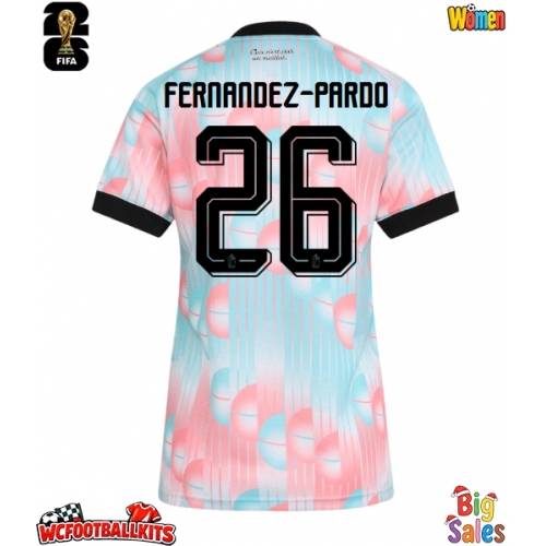 Belgium Matias Fernandez-Pardo #26 Replica Away Stadium Shirt for Women World Cup 2026 Short Sleeve